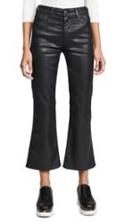 Ag The Quinne Leatherette Light Cropped Jeans