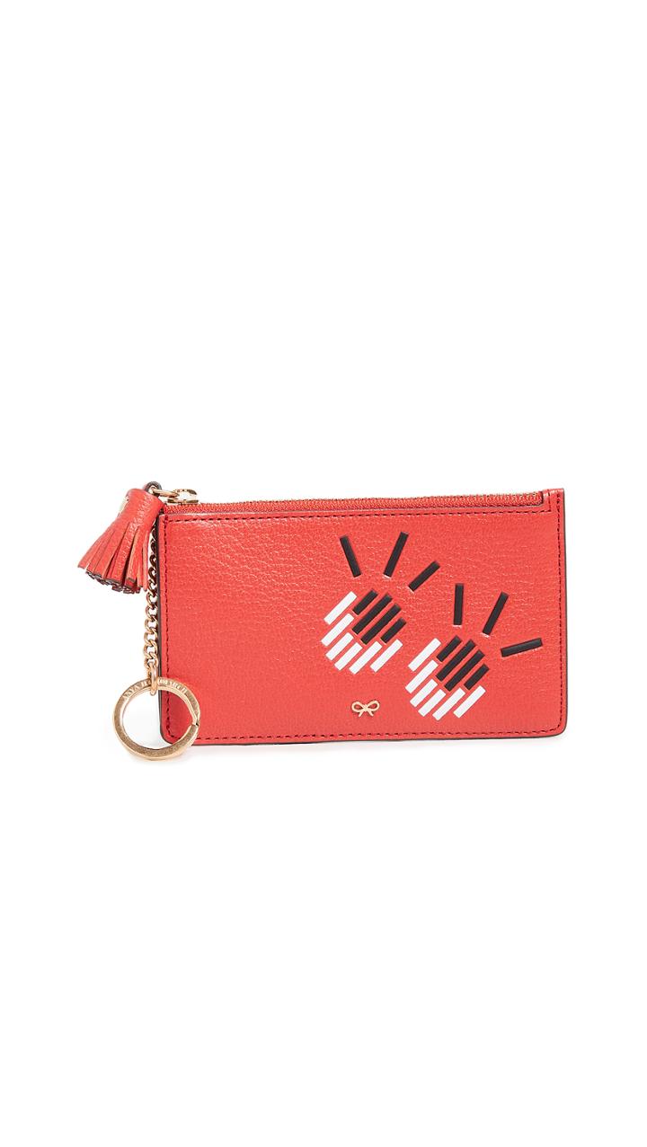 Anya Hindmarch Zip Card Case Girly Eyes