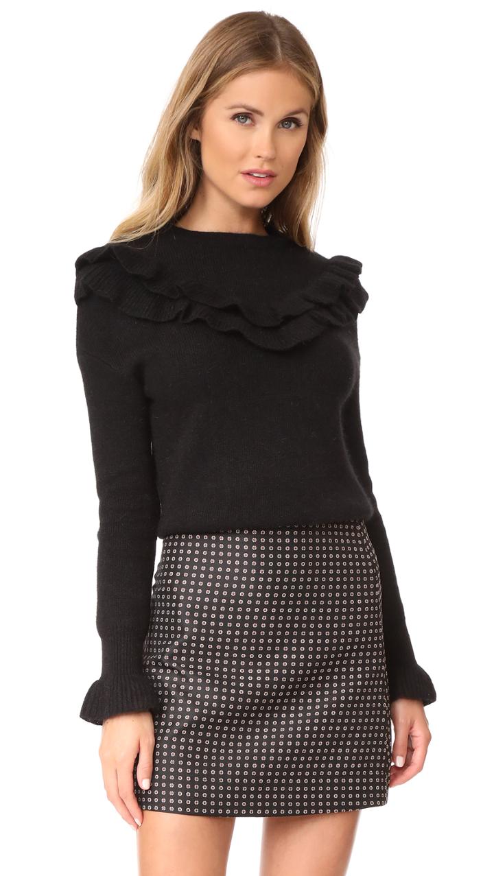 Endless Rose Ruffle Sweater