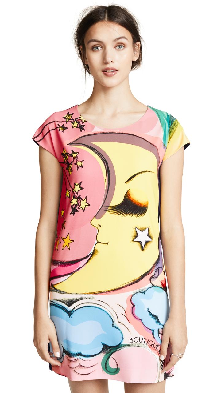 Boutique Moschino Moon Shirt Dress