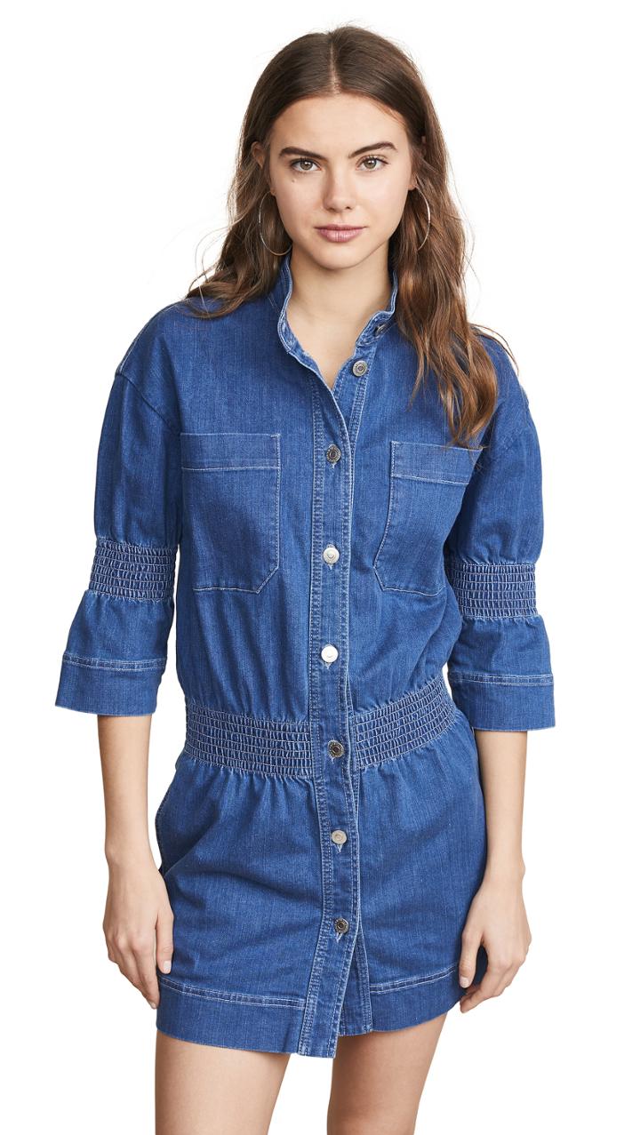 Stella Mccartney Denim Collared Dress