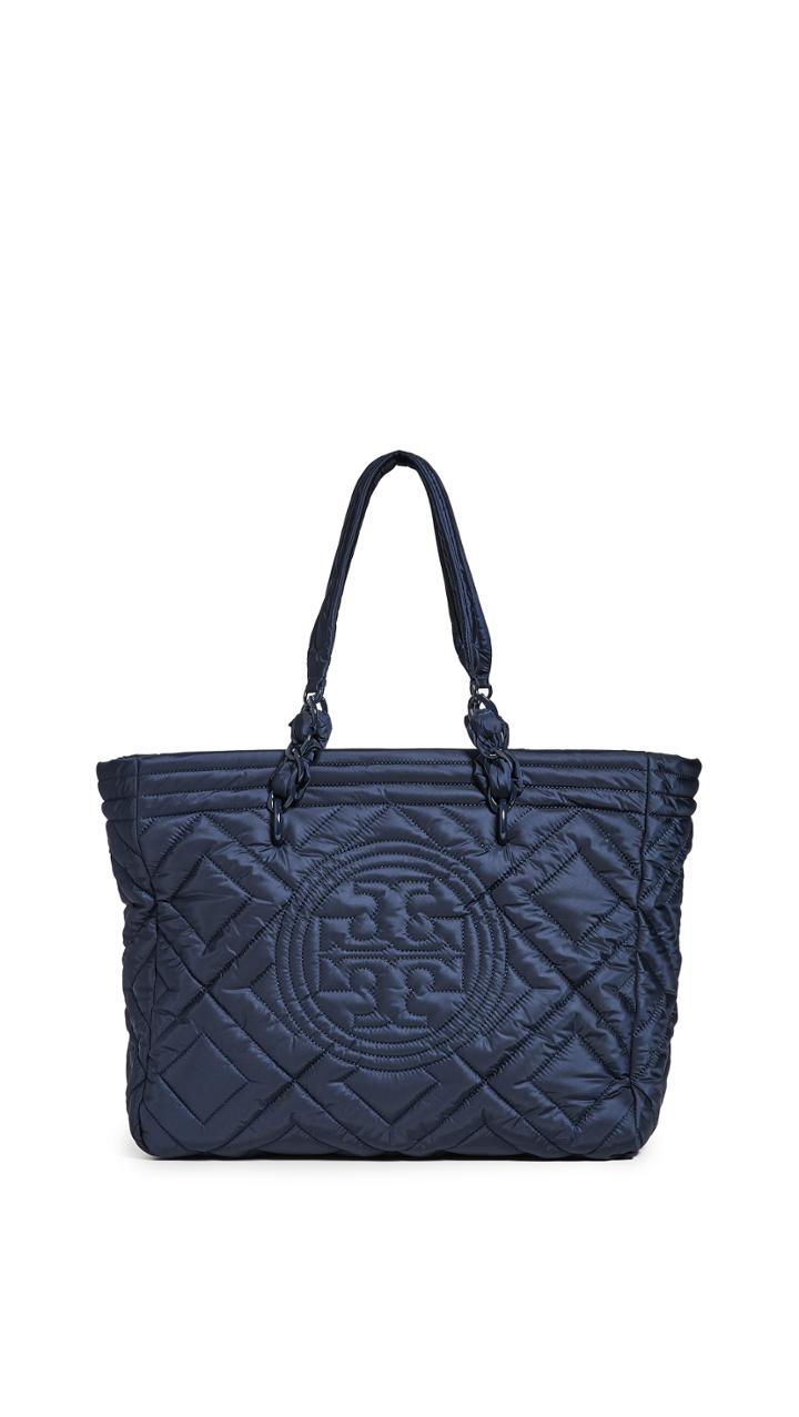 Tory Burch Fleming Quilted Nylon Tote
