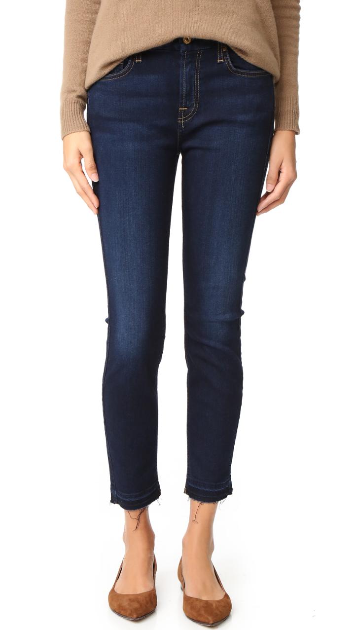 7 For All Mankind The B Air Ankle Skinny Jeans