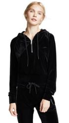 Rag Bone Jean Velvet Cropped Hoodie