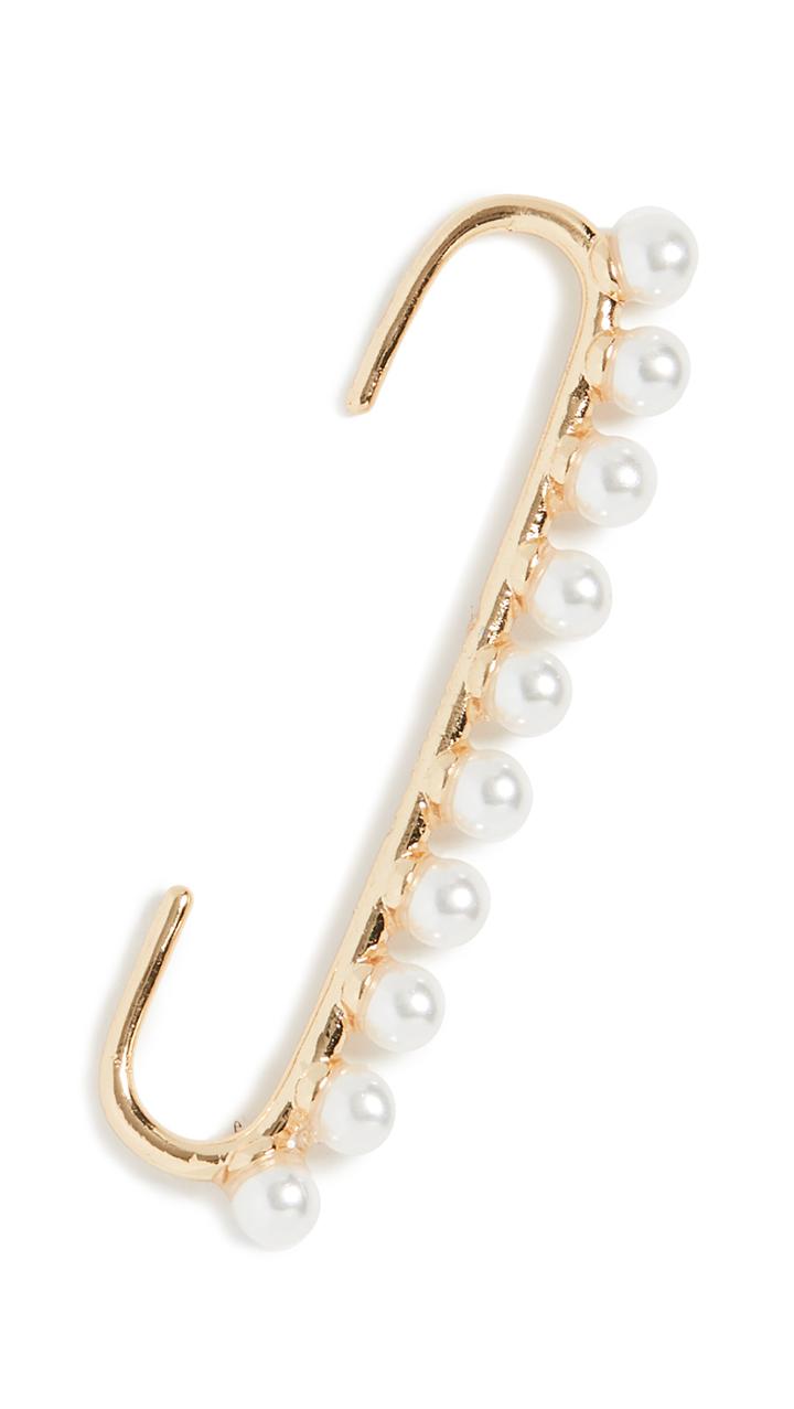 Baublebar Pearl Bar Cuff Earring