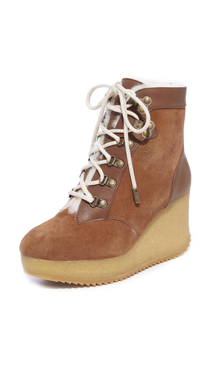 Joie Alary Wedge Hiker Booties