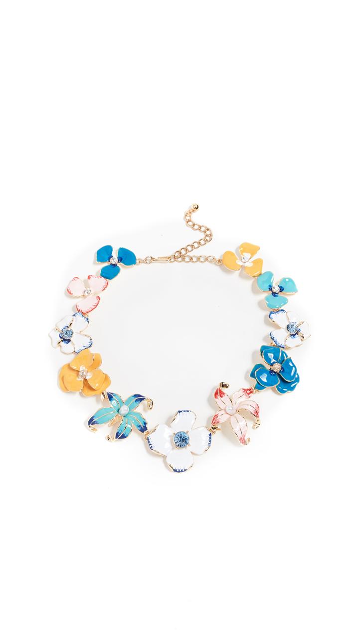 Kenneth Jay Lane Flower Necklace