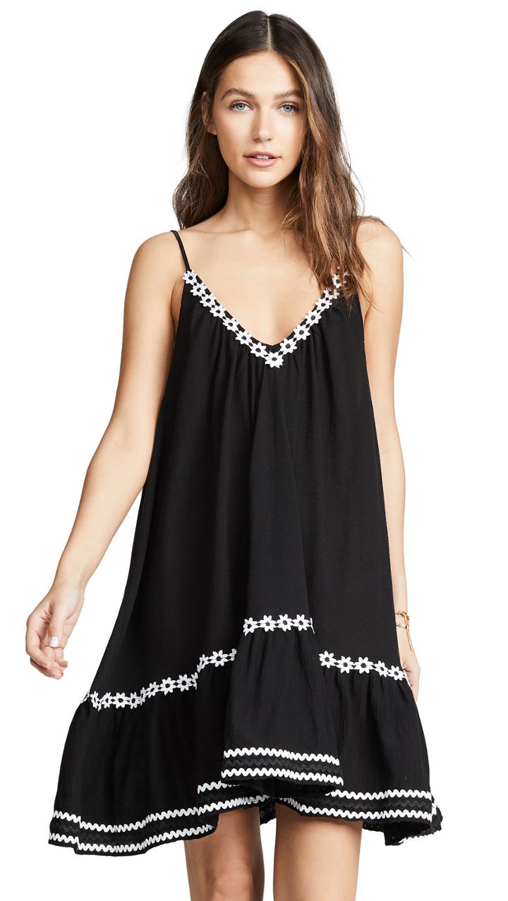 9seed Daisy Embroidered St Tropez Dress