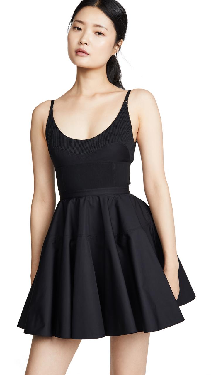 Alexander Wang Poplin Fit And Flare Dress