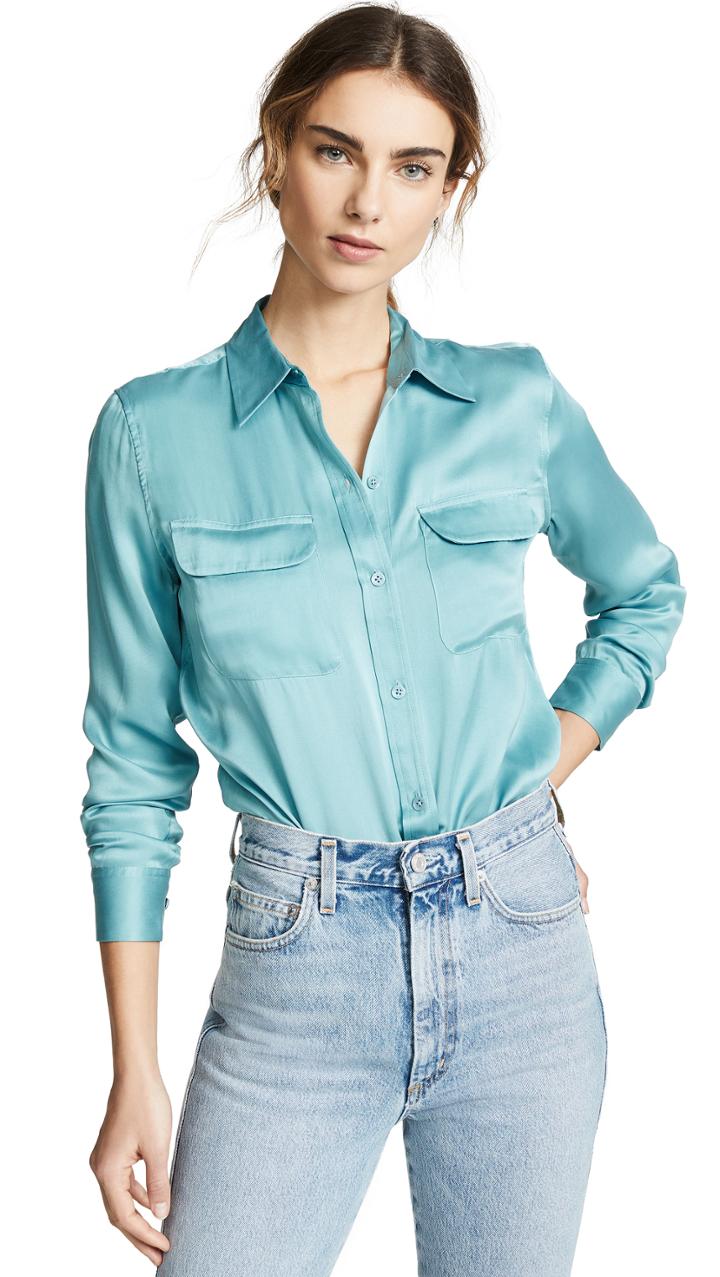 Equipment Slim Signature Button Down