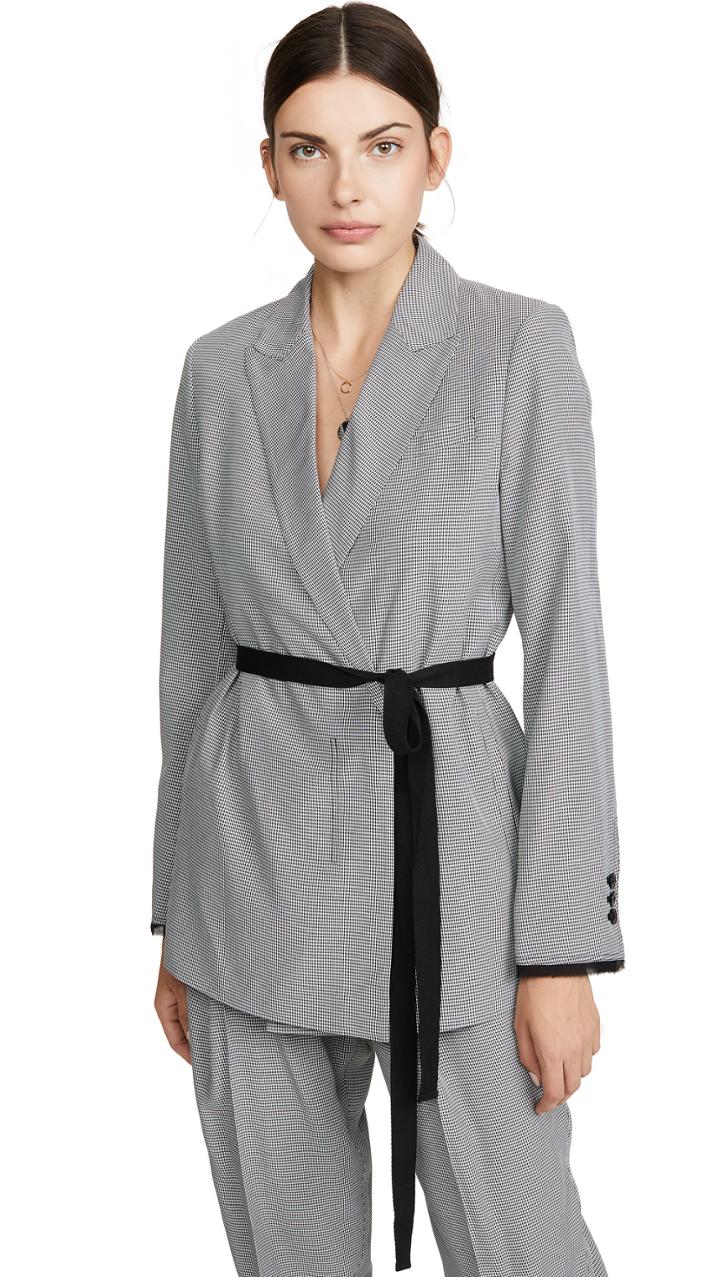 Jason Wu Grey Mini Check Suit Jacket