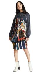 Kolor Patterned Long Sleeve Dress