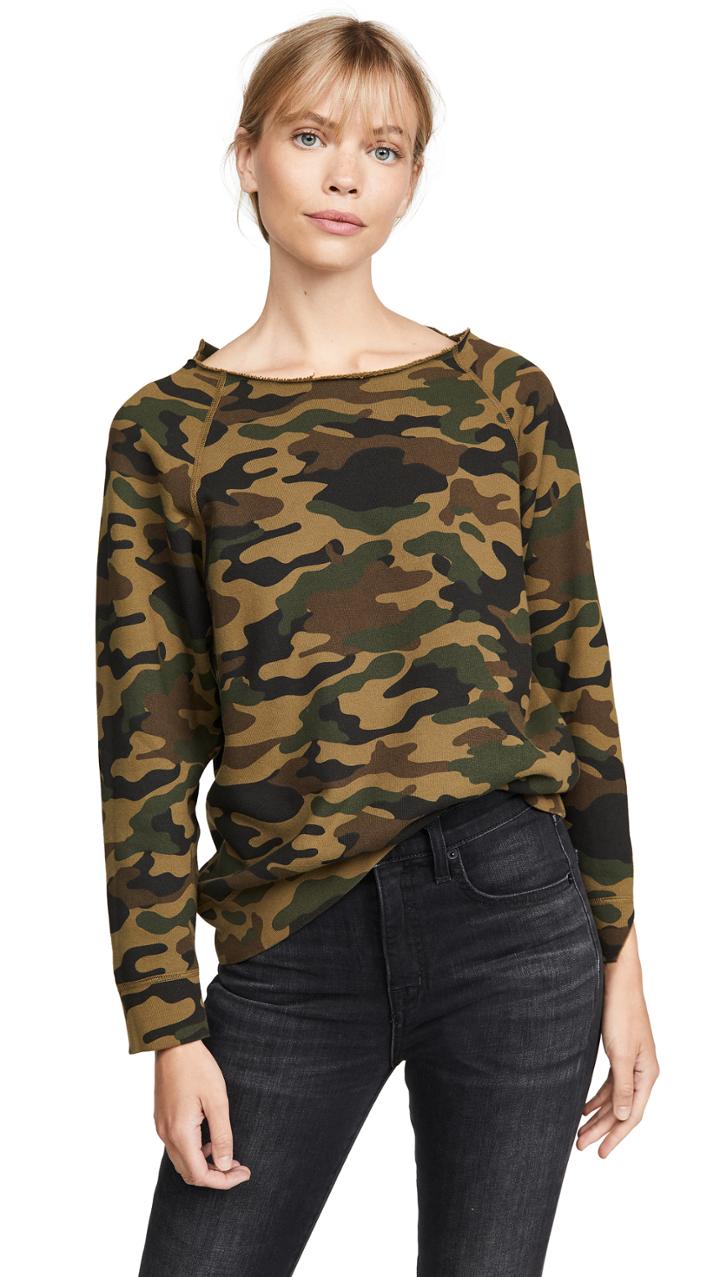 Nili Lotan Luka Scoop Neck Sweatshirt