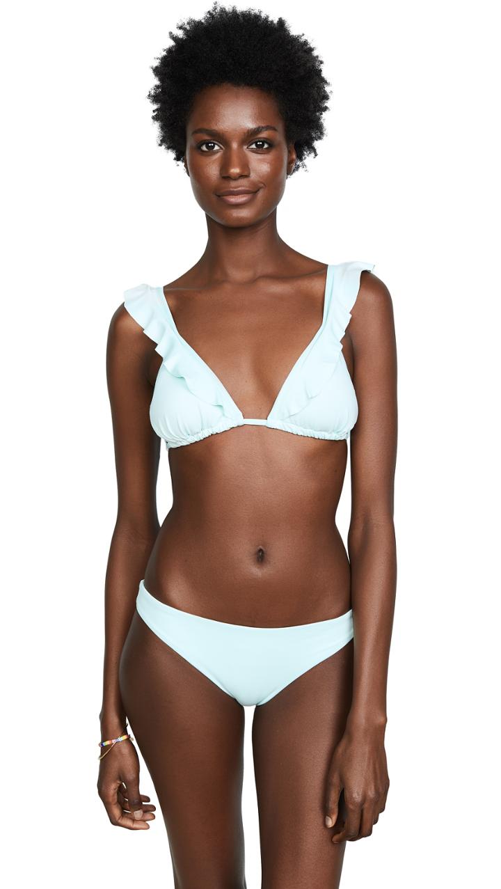 Eberjey So Solid Grayson Bikini Top