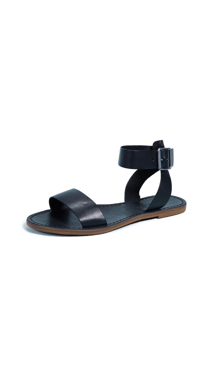 Madewell The Boardwalk Ankle Strap Sandals