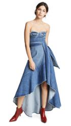 Jonathan Simkhai Classic Denim Bustier Dress