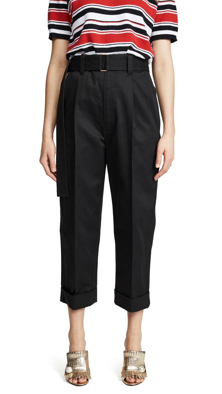 Marc Jacobs Wide Leg Pants With Belt