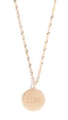 Ariel Gordon Jewelry 14k Demi Medallion Signet Necklace