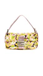 What Goes Around Comes Around Fendi Multi Embroidered Baguette Bag