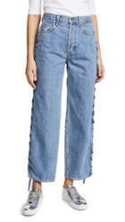 Jonathan Simkhai Embellished Denim Nana Jeans