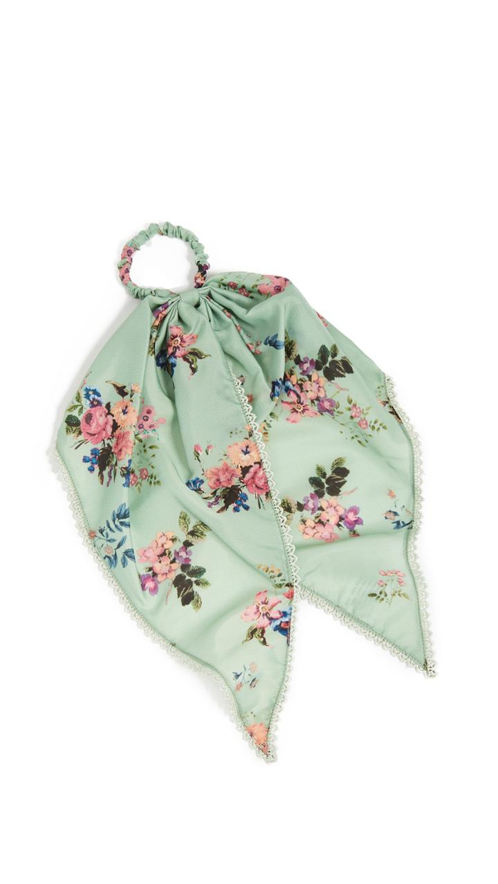 Hemant And Nandita Floral Scrunchie Scarf