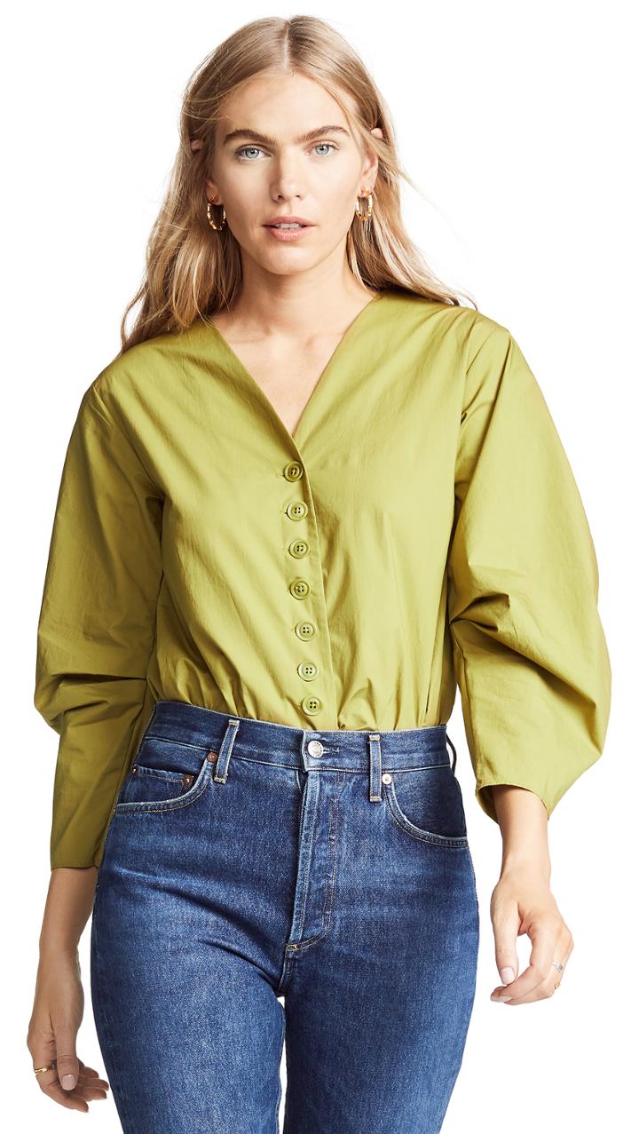 Sea Calah Cotton Origami Blouse