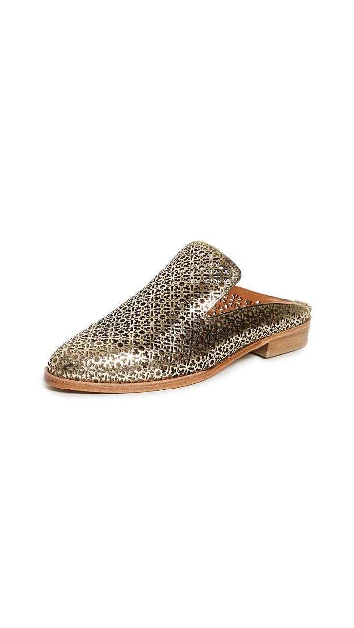 Robert Clergerie Laser Cutout Mules