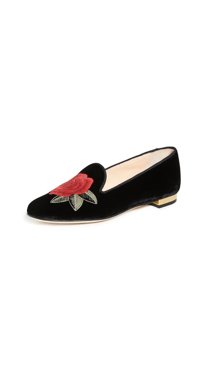 Charlotte Olympia Rose Flats