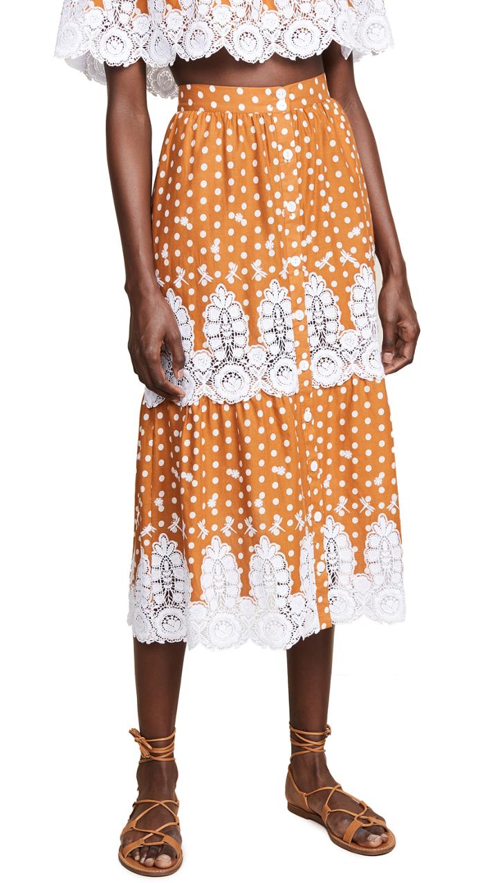 Miguelina Carolina Midi Skirt
