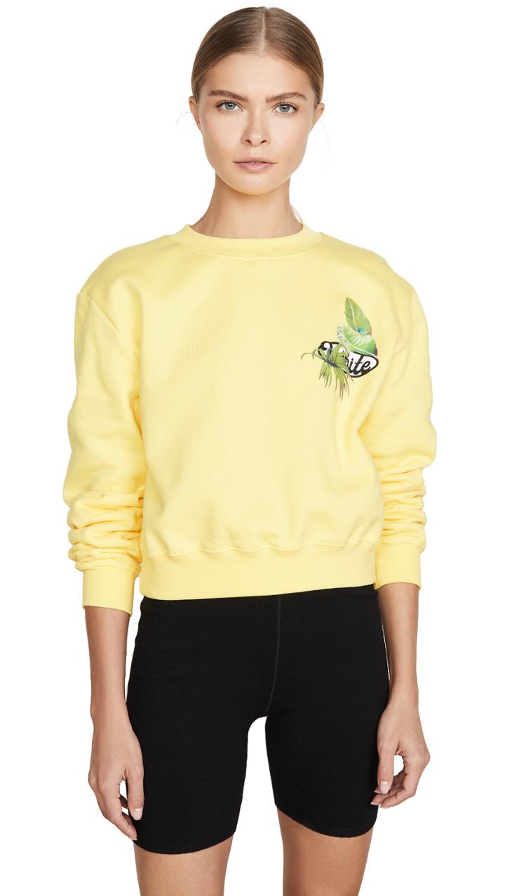 Off White Racing Crew Neck Sweatshirt