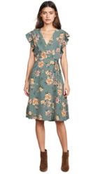 J O A Floral Midi Dress