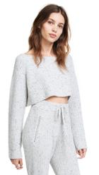 Baja East Cashmere Cropped Sweater