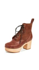 Swedish Hasbeens Hippie Lace Up Boots