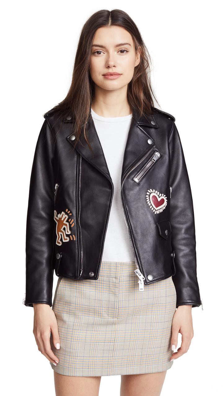 Coach 1941 X Keith Haring Moto Jacket