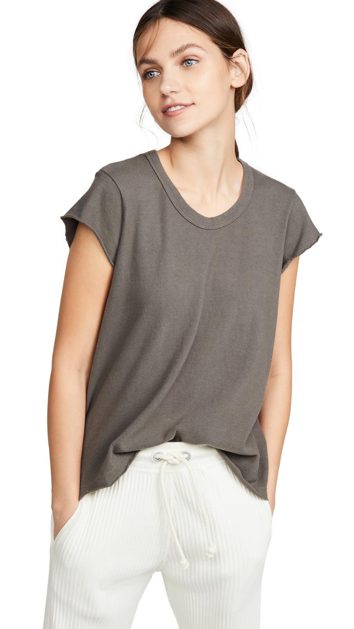 Wilt Soft Sleeve Scoop Tee