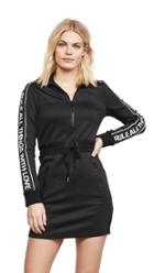 Pam Gela Logo Sport Stripe Dress
