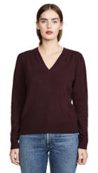 Brochu Walker Marcel Cashmere Vee Sweater