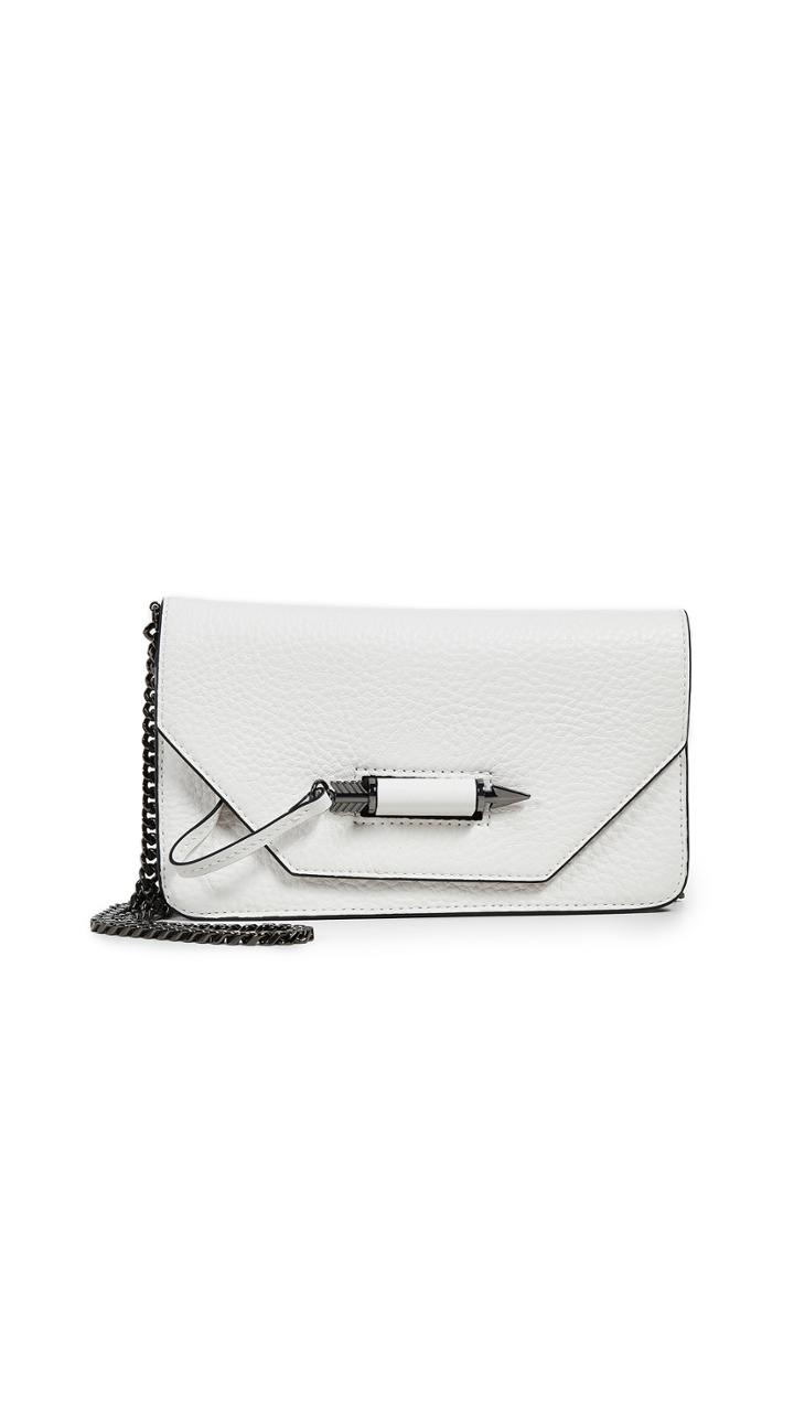 Mackage Zoey Mini Cross Body Wallet On A Chain