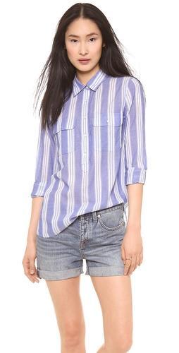 Madewell Market Popover In Stripe