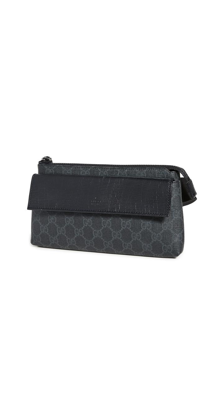 What Goes Around Comes Around Gucci Black Waist Pouch