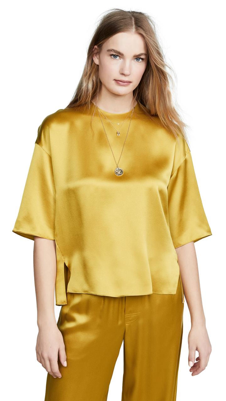 Vince Satin Top