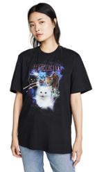 Msgm Laser Cats T Shirt
