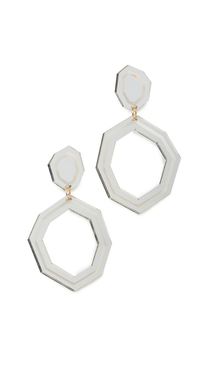 Diana Broussard Lazer Detail Eurydice Earrings