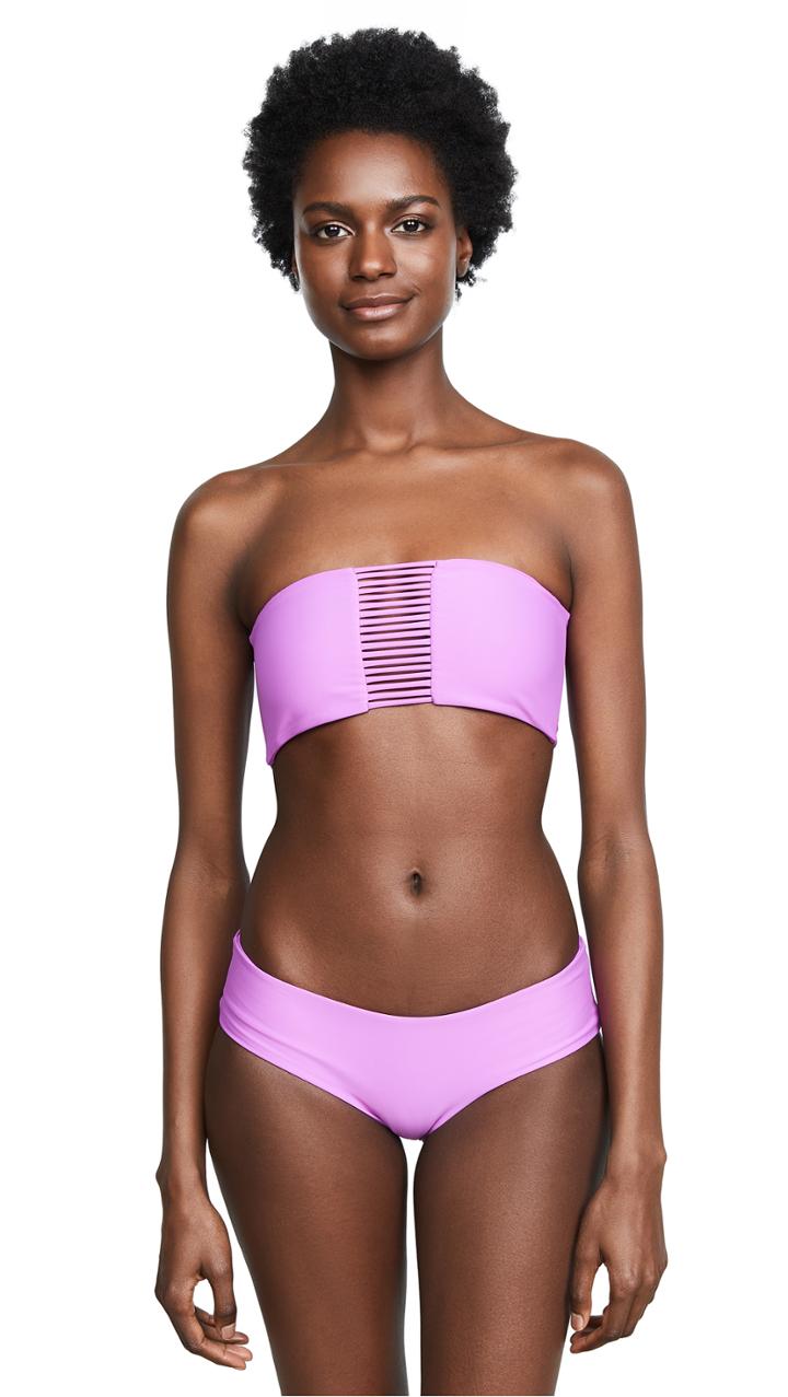 Mikoh Sunset String Bandeau Bikini Top