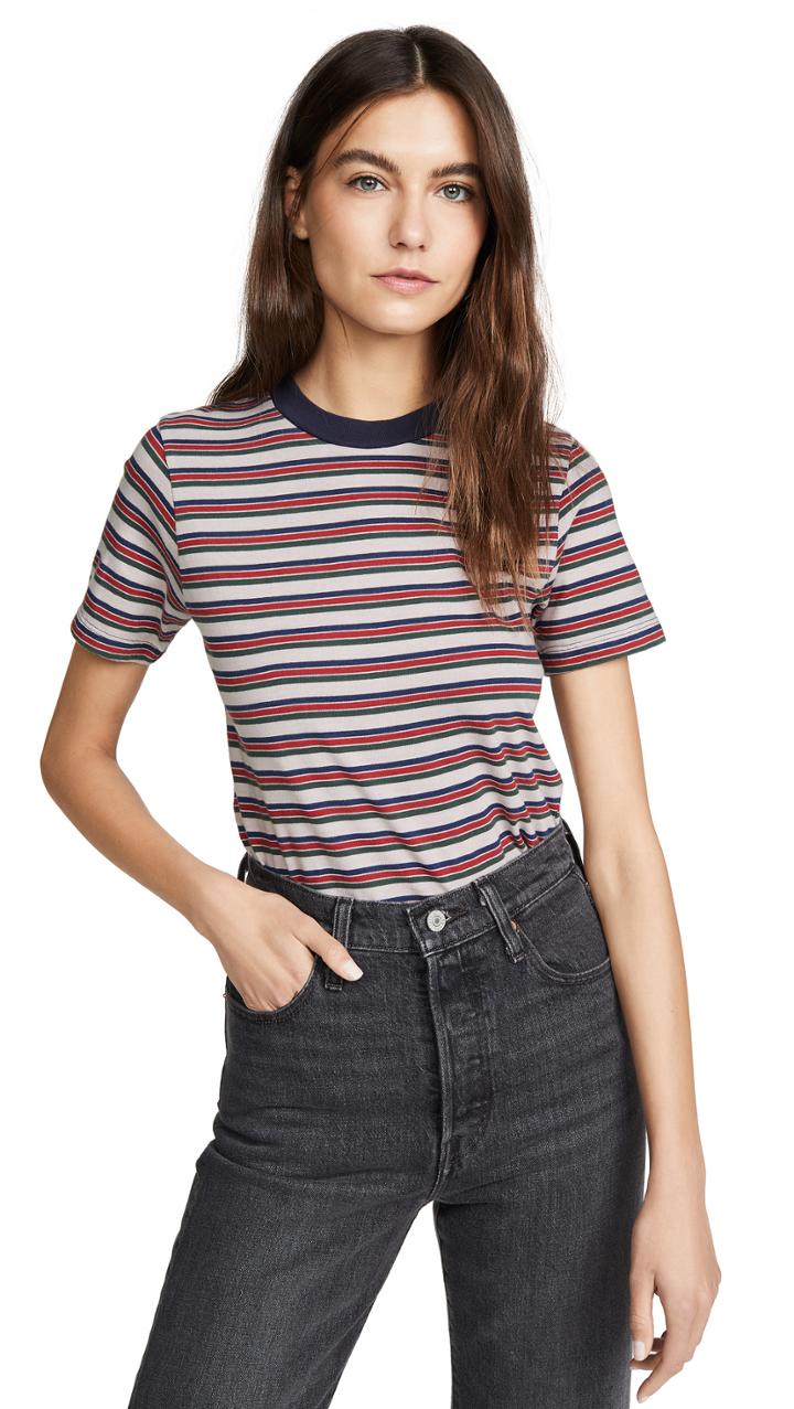 Rolla S Neighborhood Stripe Tee