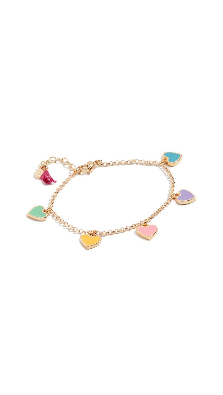 Shashi Enamel Heart Bracelet