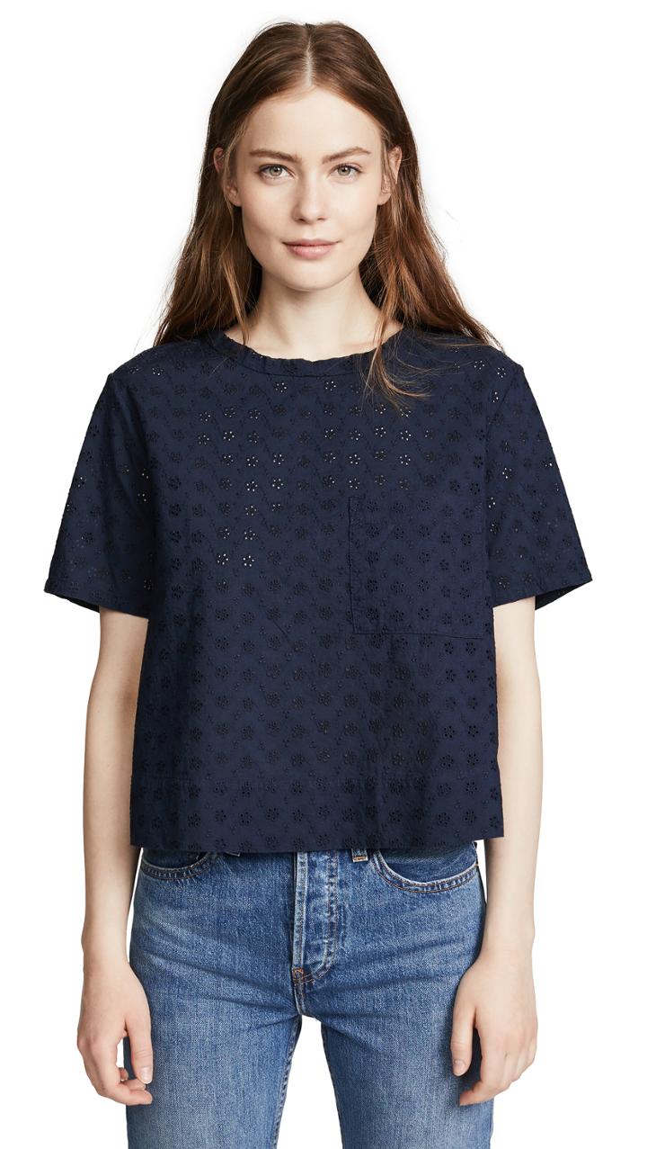 Amo Sienna Eyelet Top