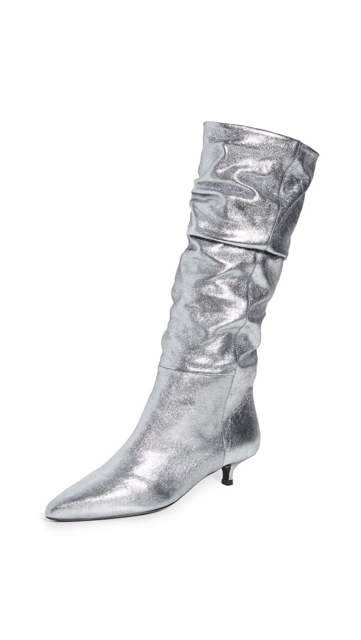 Zimmermann Metallic Kitten Heel Boots