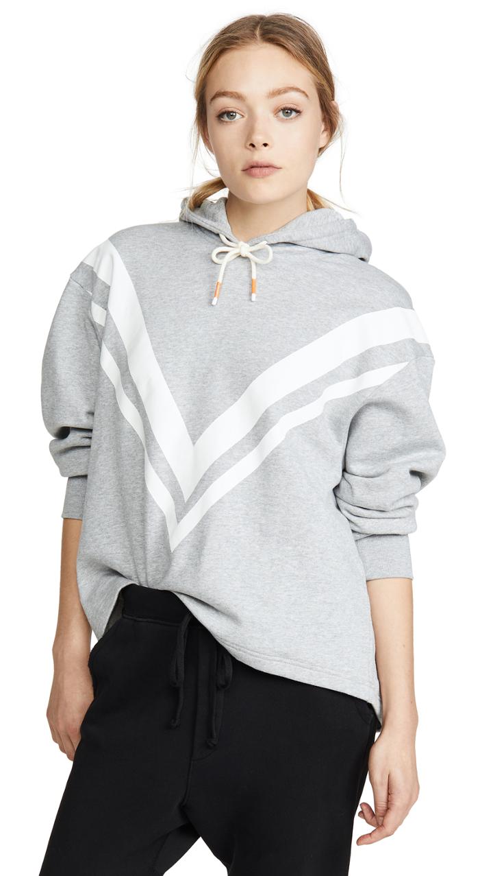 Tory Sport French Terry Chevron Hoodie