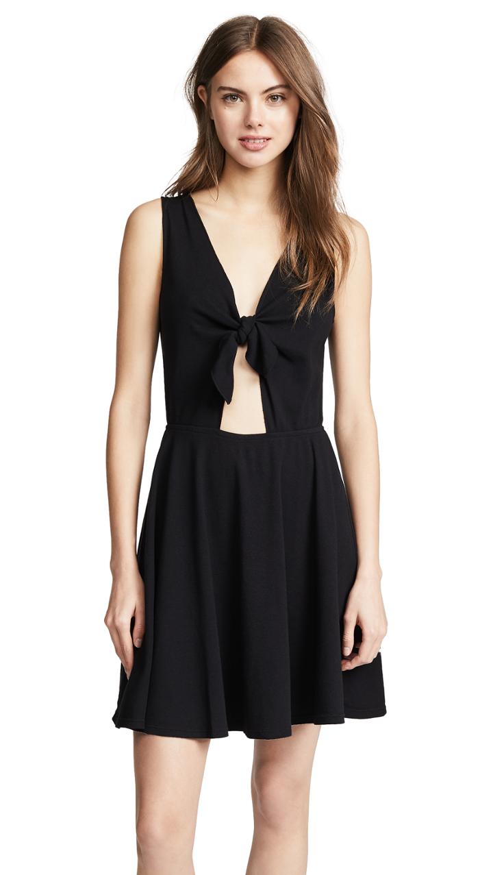 Three Dots Vintage Pom Pom Dress
